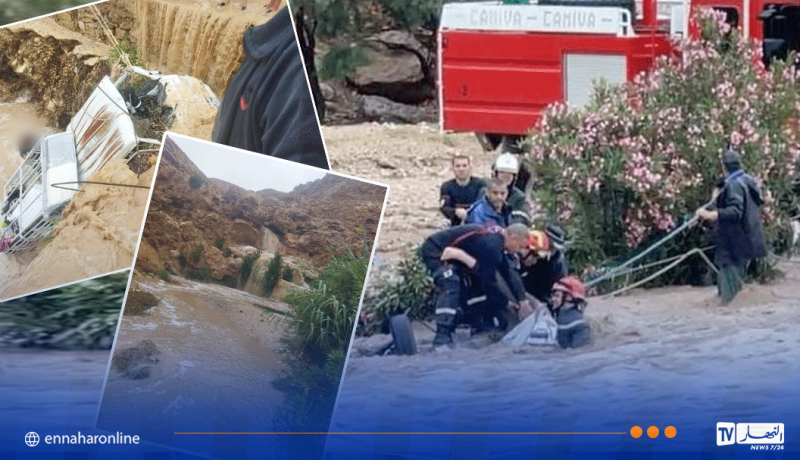 الحماية المدنية: إنتشال جثتين وإنقاذ 10 أشخاص والبحث جارٍ عن رضيع