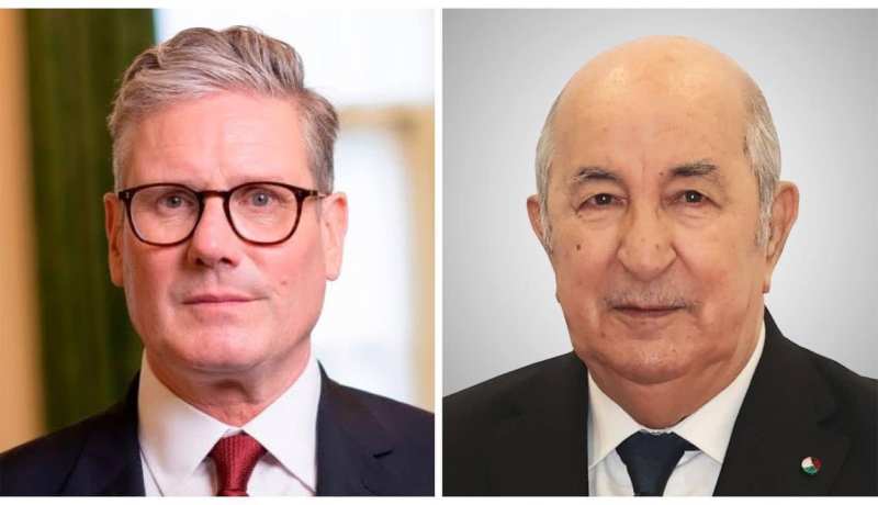 الوزير الأول البريطاني يهنئ الرئيس تبون
