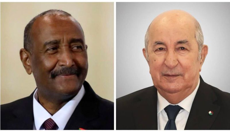 رئيس مجلس السيادة السوداني يهنئ الرئيس تبون
