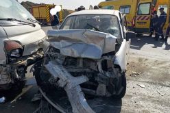 7 جرحى في حادث اصطدام تسلسلي لـ 3 سيارات بالبويرة