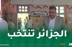 وزير السكن يدلي بصوته الإنتخابي