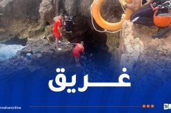 إنتشال جثة غريق من شاطئ ميناء الغزوات