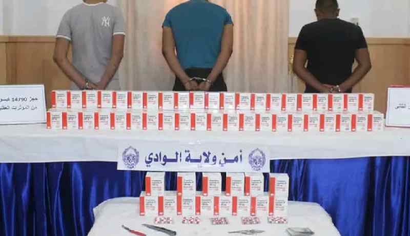 الوادي: الإطاحة بشبكة لترويج المهلوسات وحجز قرابة 15 ألف كبسولة