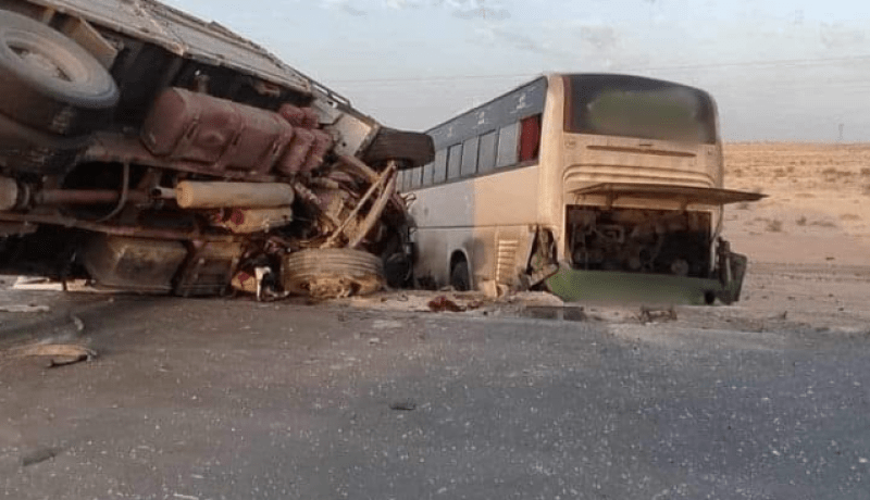 13 ضحية إثر حادث اصطدام 3 مركبات في المغير