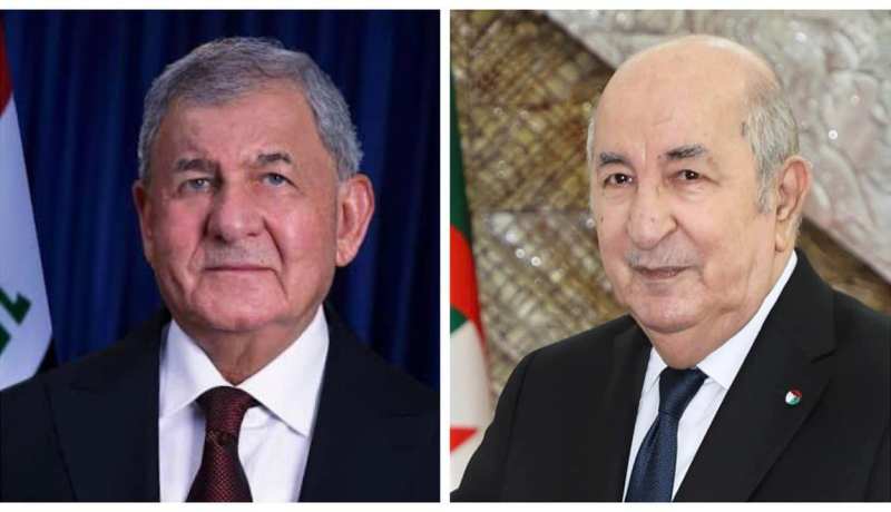 الرئيس العراقي يهنئ الرئيس تبون