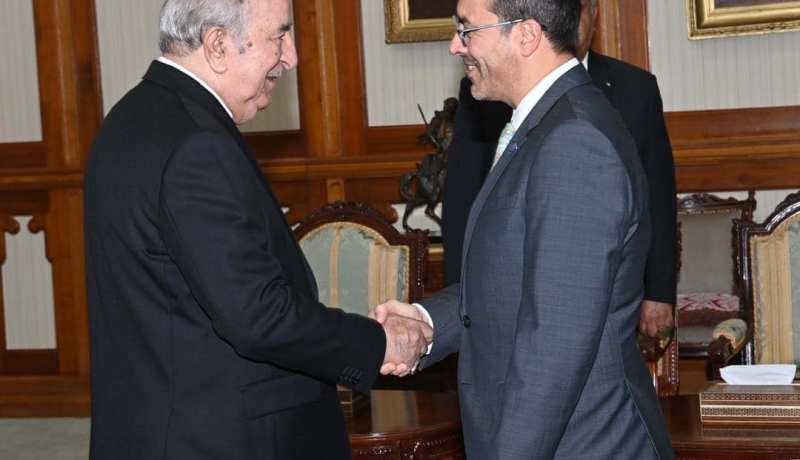 الرئيس تبون يستقبل السفير المنسق المقيم لمنظمة الأمم المتحدة بالجزائر