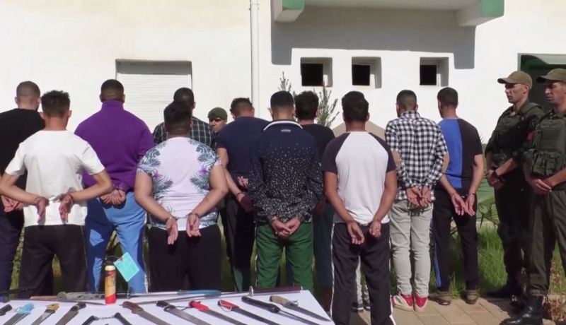الإطاحة بعصابة أحياء زرعت الرعب في أوساط سكان الأحياء الخضراء بأولاد فايت في العاصمة