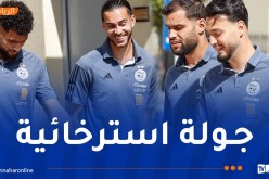 بالصور.. لاعبو المنتخب الوطني يجرون جولة استرخائية قبل مواجهة الطوغو