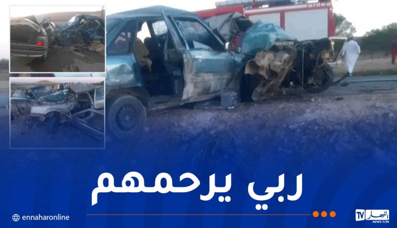 سيدي بلعباس.. 3 قتلى وجريحان في اصطدام بين سيارتين