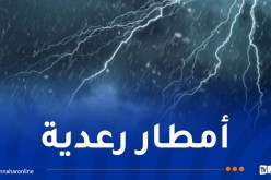 أمطار رعدية غزيرة على 14 ولاية بداية من مساء اليوم