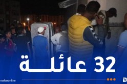 بالصور.. هكذا تم إجلاء سكان العمارة المُنهارة ببشار