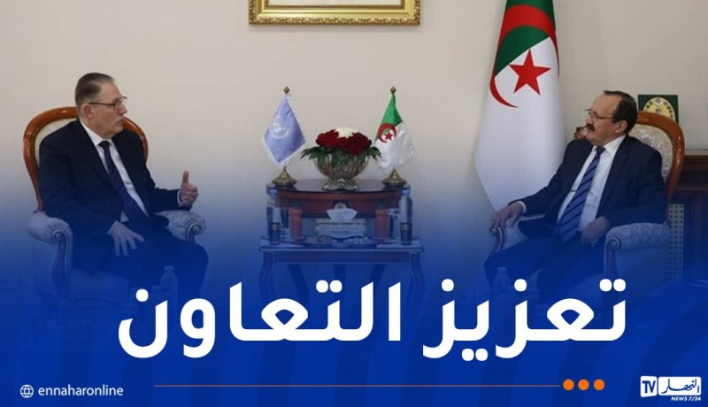 داخلية.. مرزوق يستقبل الأمين العام المساعد لمنظمة الأمم المتحدة