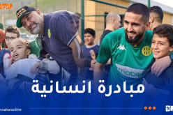 لاعبو شبيبة القبائل يلتقون جمعية “أمل الحياة” لذوي الاحتياجات الخاصة