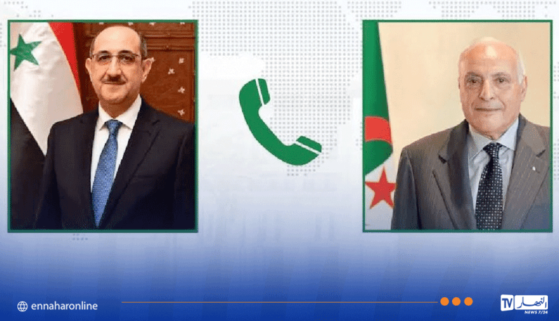 عطاف يتلقى مكالمة هاتفية من نظيره السوري .. هذا مضمونها