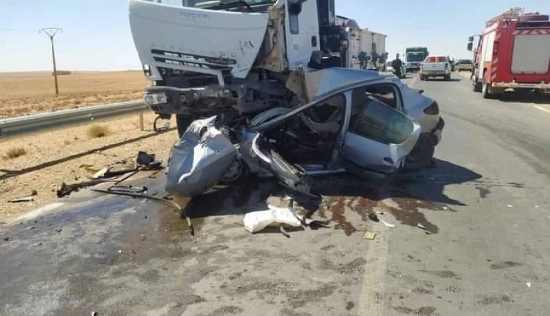 حوادث المرور: وفاة 53 شخصا خلال أسبوع