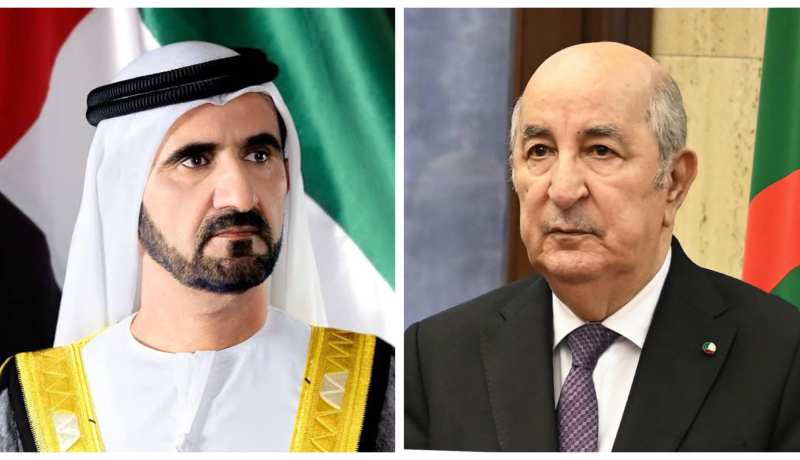 حاكم دبي يهنّئ الرئيس تبون