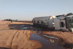 برج باجي مختار.. إصابة شخص في انقلاب شاحنة لنقل المحروقات 