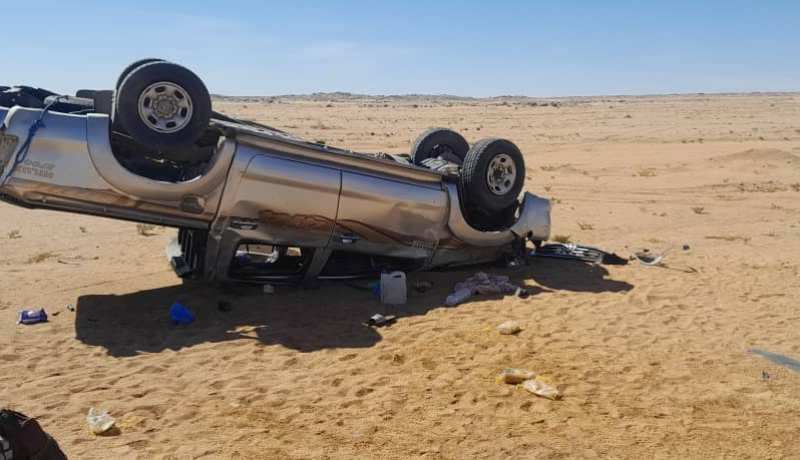 ان قزام.. 7 جرحى في حادث مرور