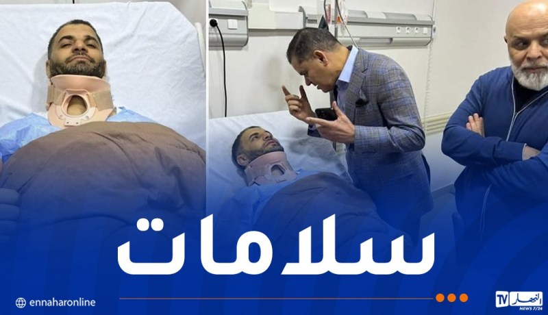 شاهد لحظة سقوط وزير الداخلية الليبي من على ظهر حصان