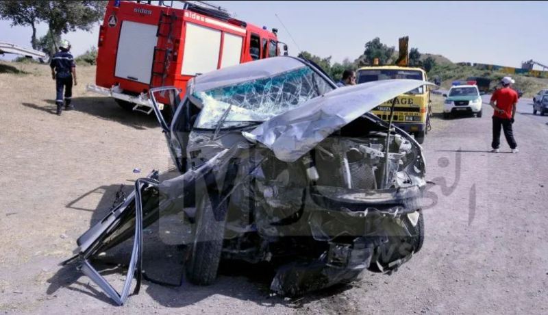 أم البواقي: قتيل و3 جرحى في حادث اصطدام تسلسلي لـ 3 سيارات