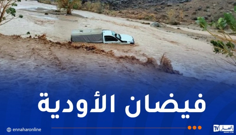 تقلبات جوية.. إنقاذ 14 شخصا وإخراج عدة مركبات كانت عالقة بالنعامة