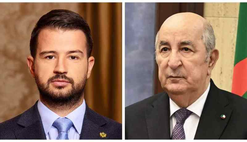 رئيس مونتینیغرو يهنّئ الرئيس تبون بمناسبة سبعينية الثورة