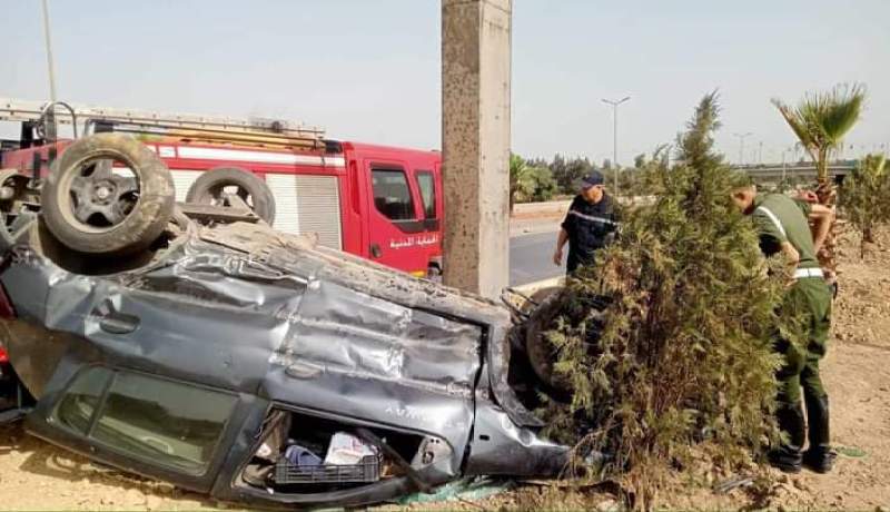 البيض: قتيل وأربعة جرحى في حادث مرور ببوسمغون