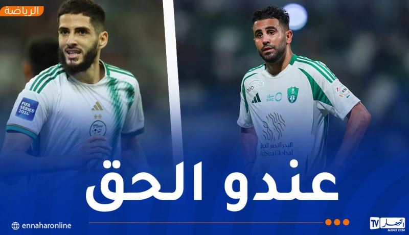 بن زية يدافع عن محرز: “أوافقه بشأن تصريحه عن ميسي”