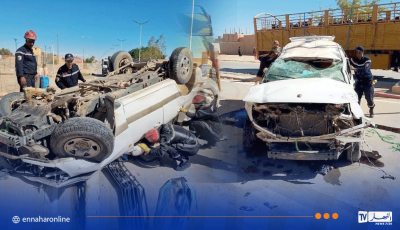 برج باجي مختار.. وفاة شخص في حادث اصطدام بين سيارتين