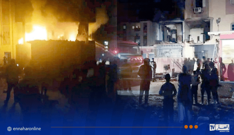 بشار.. جريحان في تسرب غاز متبوع بانفجار بحي 1500 مسكن