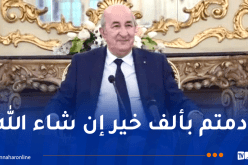 الرئيس تبون يهنئ أفراد سلاح الدرك الوطني والشرطة والحماية المدنية والجمارك