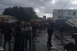 إخماد حريق بسوق الخضر والفواكه في عنابة