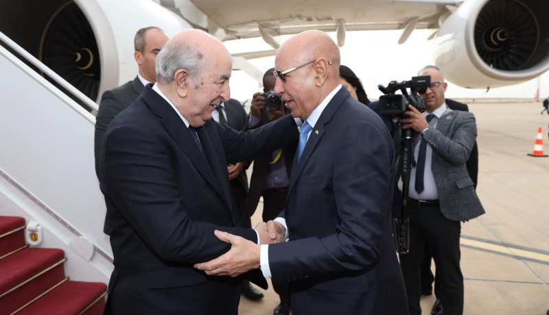 الرئيس تبون يحلّ بنواكشوط