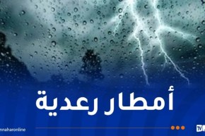أمطار رعدية مرفوقة ببرد بداية من زوال اليوم