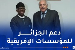 عطاف يتحادث مع مفوض الإتحاد الافريقي للشؤون السياسية