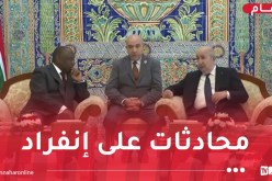 رئيس الجمهورية يتحادث مع نظيره الجنوب إفريقي بالمطار