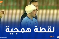 لاعب وفاق سطيف يتعرض للرشق بالحجارة على مستوى رأسه