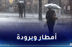 برودة شديدة وأمطار رعدية إلى غاية يوم الجمعة