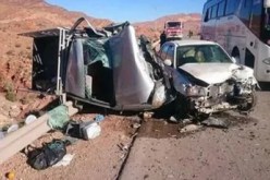 باتنة.. 4 جرحى في حادث إصطدام تسلسلي لـ 3 سيارات 