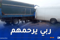 تيارت.. قتيلان وجريح في حادث إصطدام  بين سيارة وشاحنة 