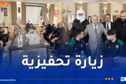 والي تامنغست يزور وفدي مولودية الجزائر وشباب قسنطينة