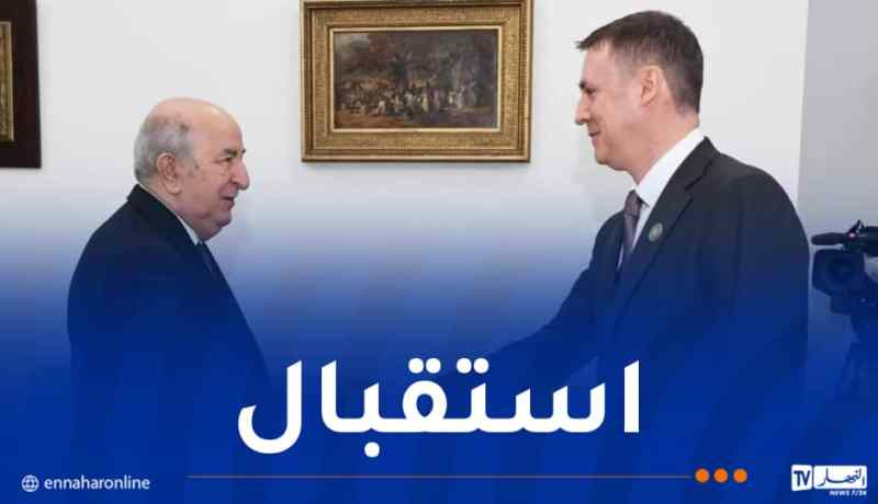 الرئيس تبون يستقبل نائب رئيس الوزراء الروسي