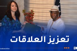 منصوري تسلم رسالة خطية من رئيس الجمهورية إلى نظيره الليبيري