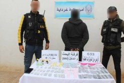 BRI غرداية يوقف طالباً جامعياً ويحجز 633 قرصاً مهلوساً