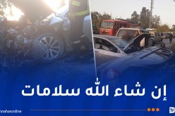 جيجل.. 4 جرحى في اصطدام وانحراف بين سيارتين