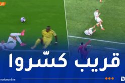 بالفيديو.. محرز يتعرض لاعتداء عنيف من ساديو ماني