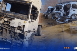 بشار.. 4 جرحى في حادث اصطدام بين سيارة وشاحنة