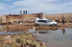 بشار.. جريحان في انحراف سيارة وسقوطها من فوق جسر