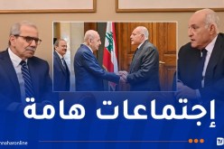 عطاف يُستقبل من طرف رئيس الحكومة اللبنانية