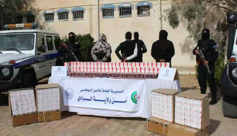 الوادي.. حجز أزيد من 100 ألف فرص مهلوس وتوقيف 9 أشخاص